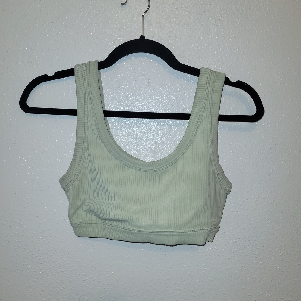 Alo Wellness Sports Bra Mint Green Size Small Yoga